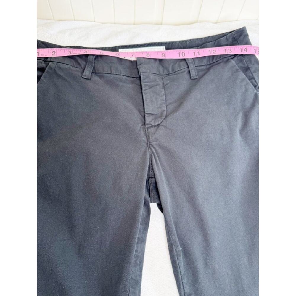 Frank & Eileen Wicklow Crop Pants Washed Black Raw Hem Size 2 - Picture 13 of 15